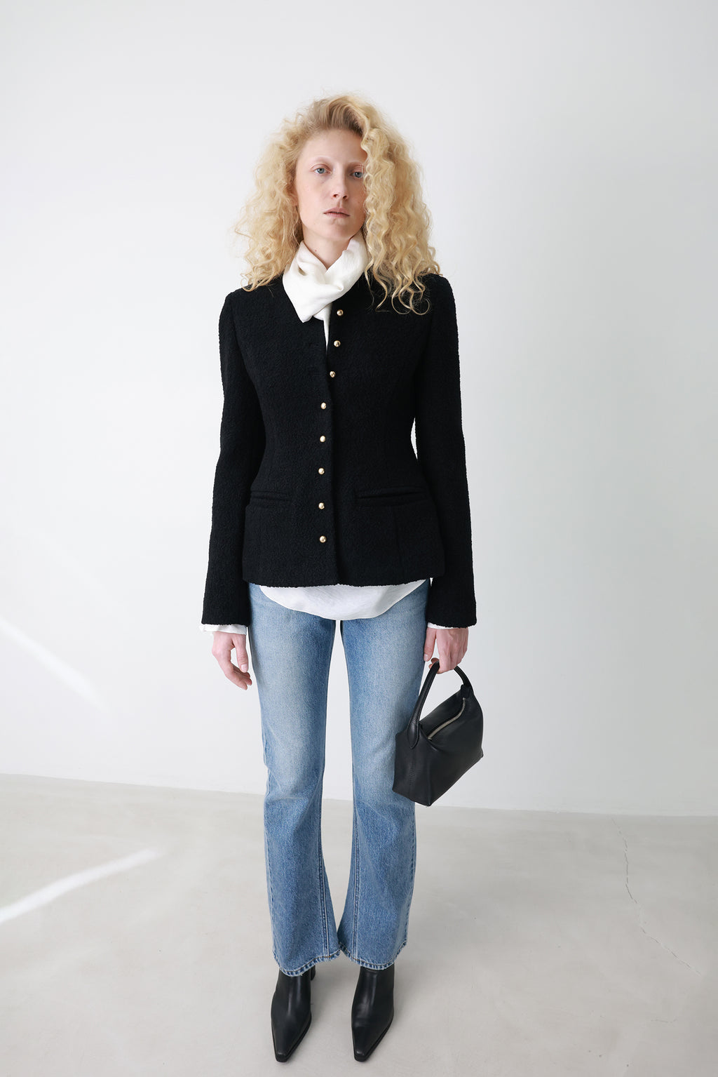 Wool Blended Bouclé Jacket