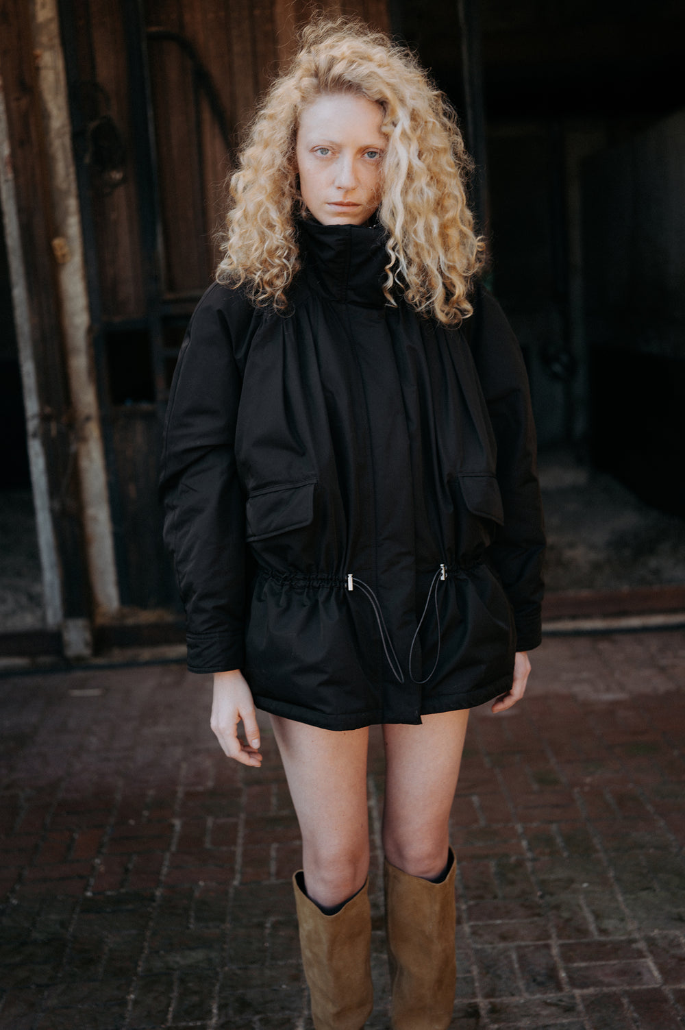 Field Parka Goose Down Navy