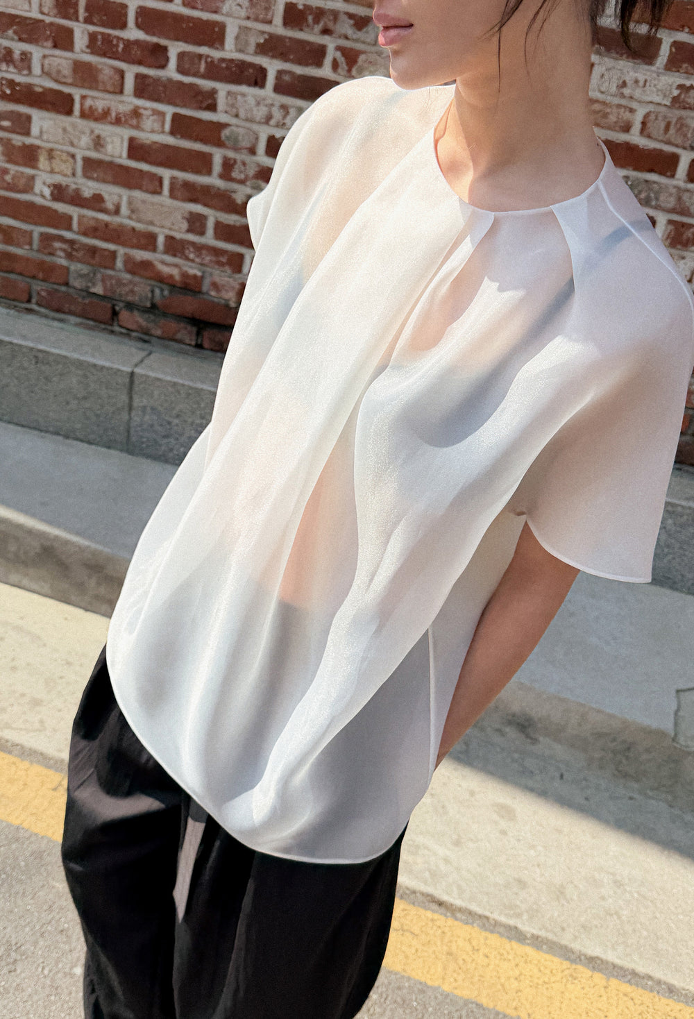 Shimmer Blouse Butter