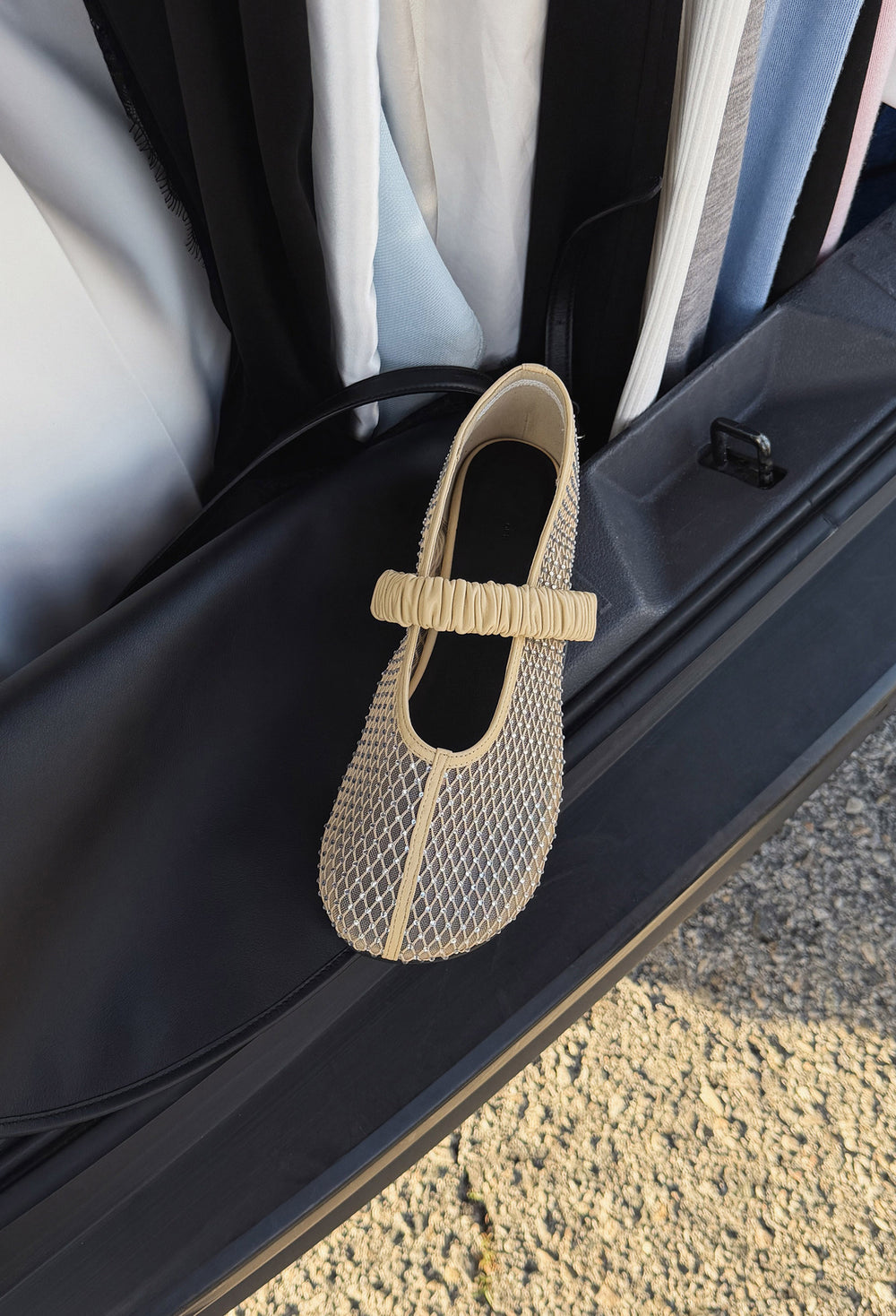 Bobby-Sox Round Shoes Beige