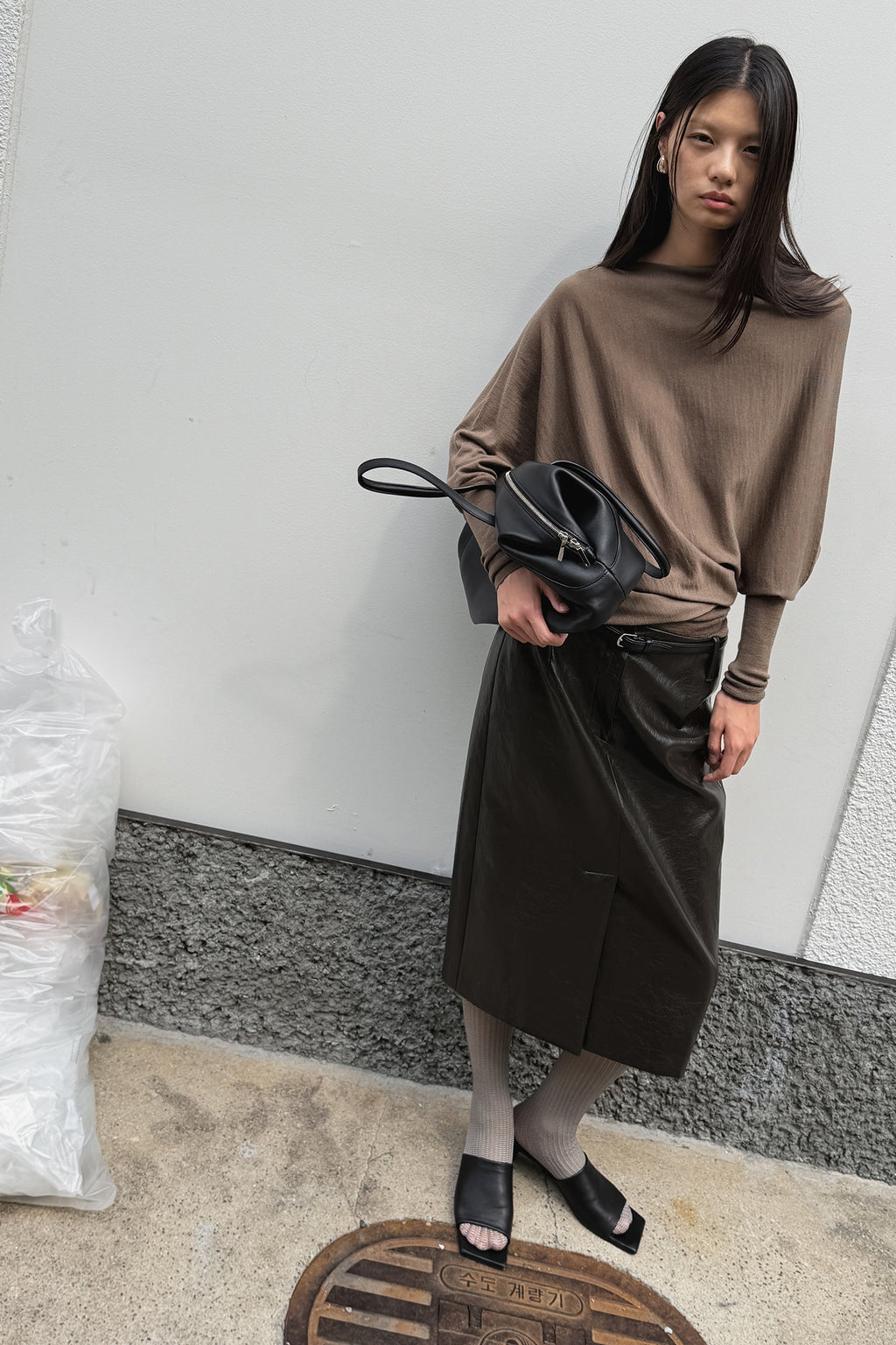 Washable 100% Wool Pullover Taupe