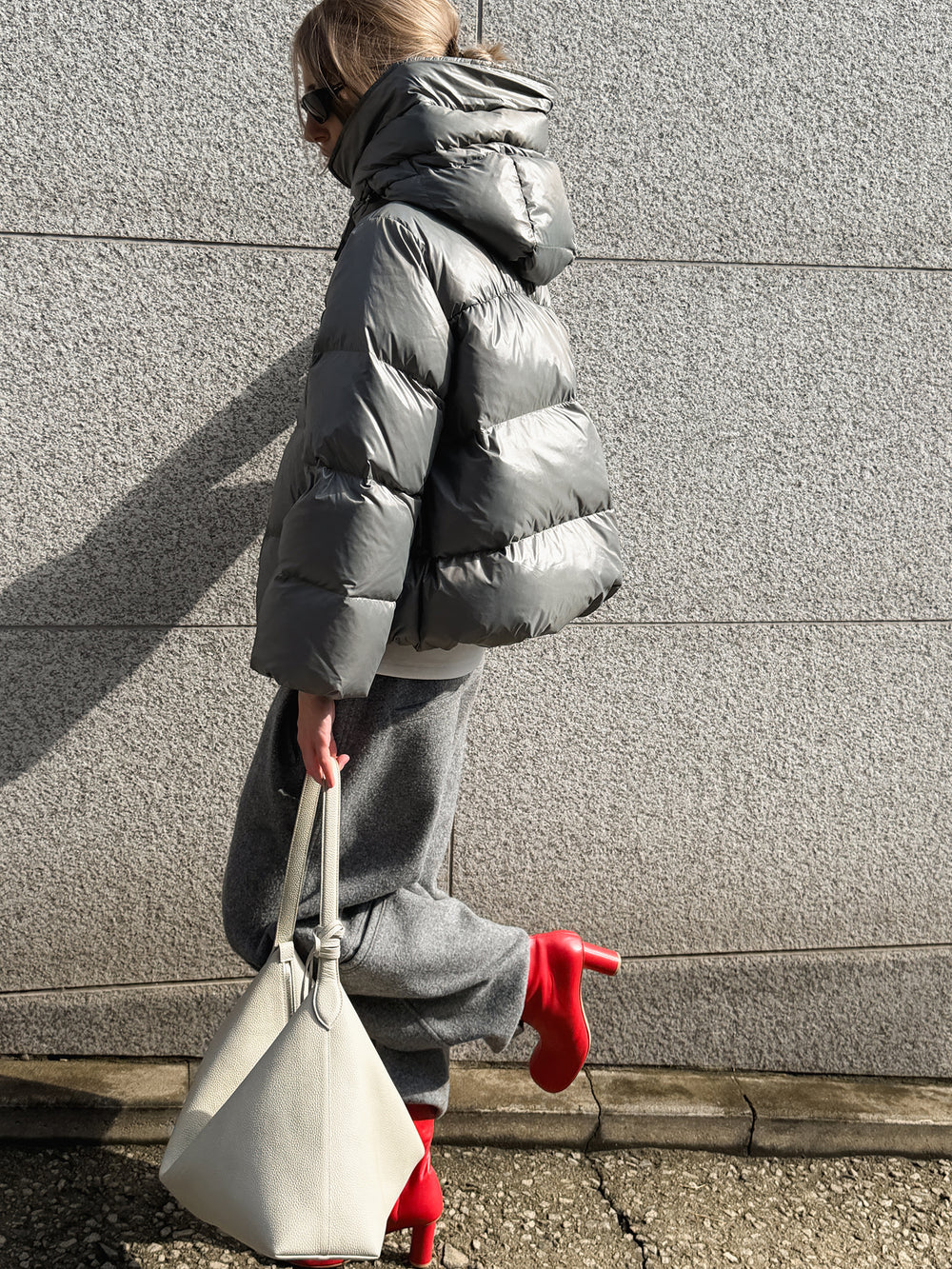 Signature P Goose Down Gray