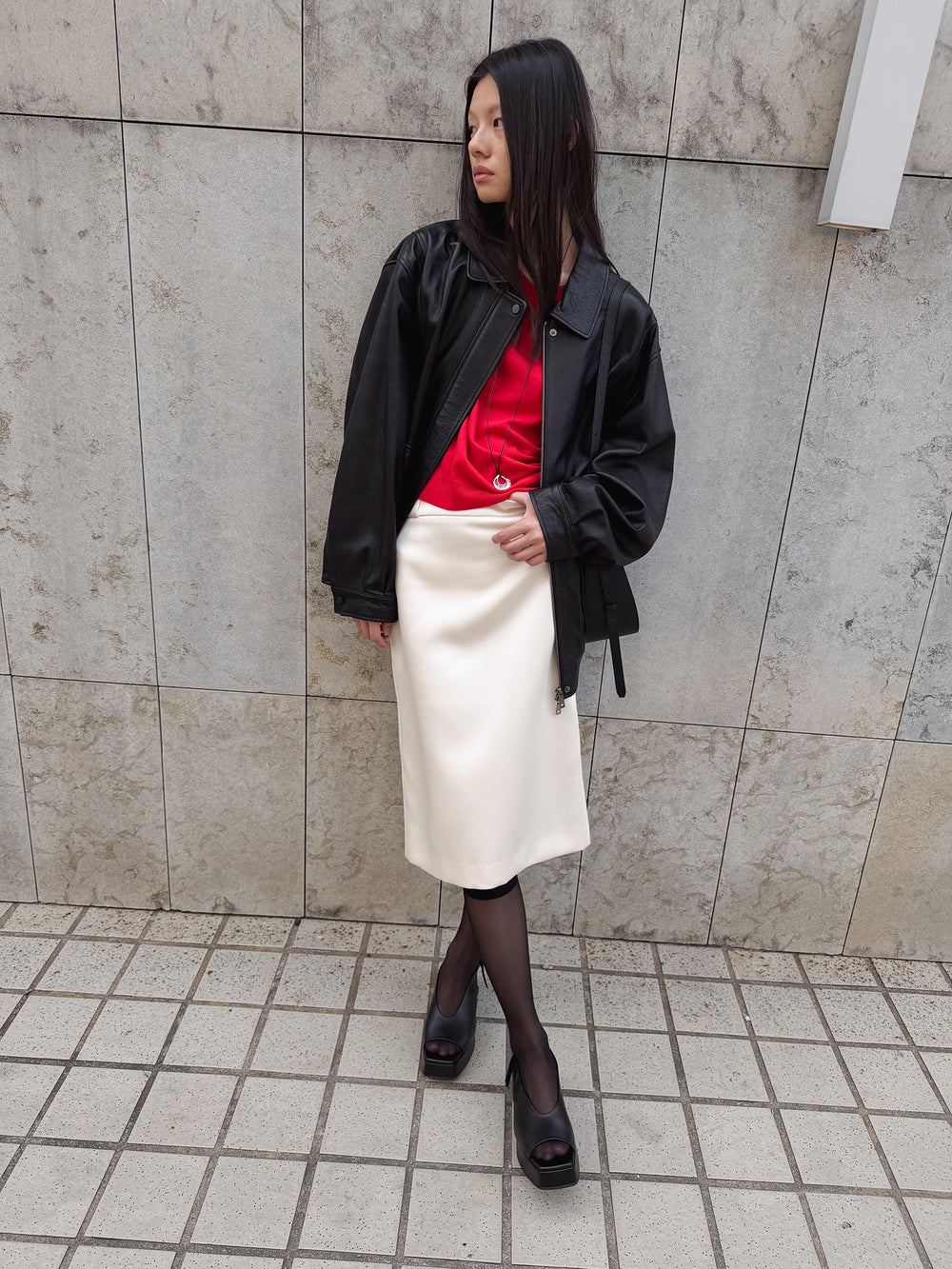 Real Lamb Leather Jumper