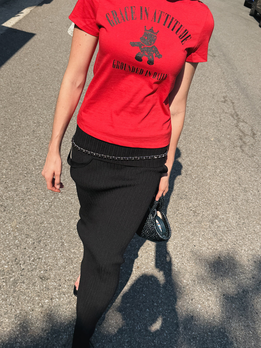 Crown Bear T-Shirt Red
