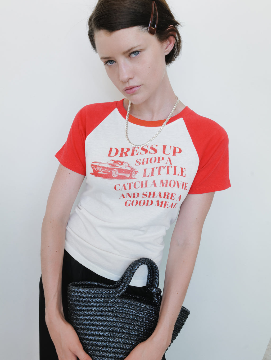 Vintage Car T-shirt Red