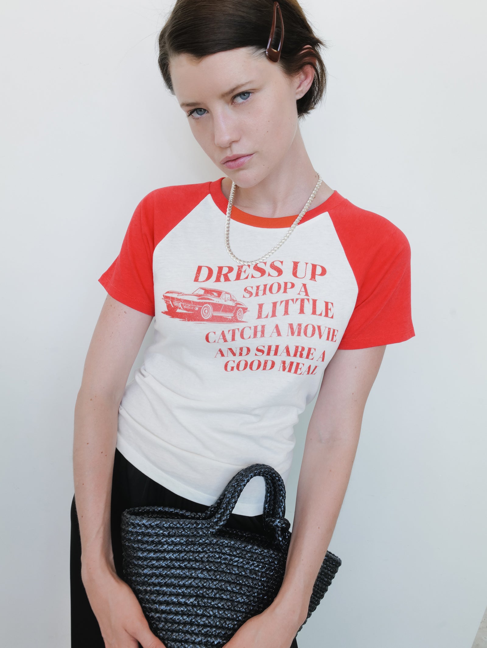 Vintage Car T-shirt Red