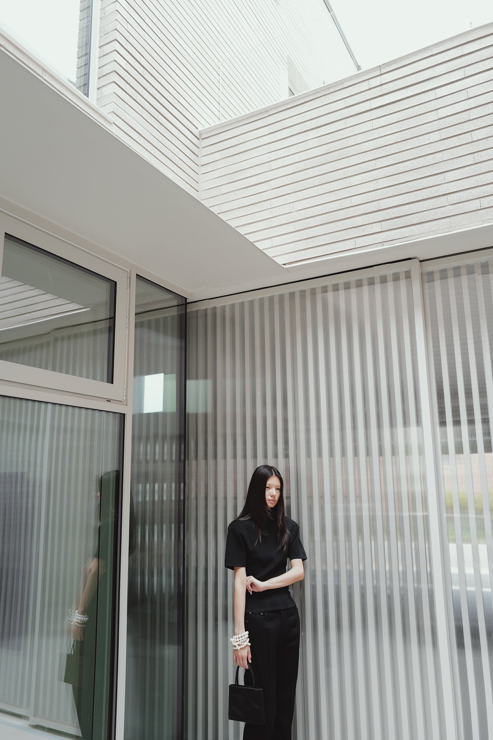 High-density short-sleeve knit