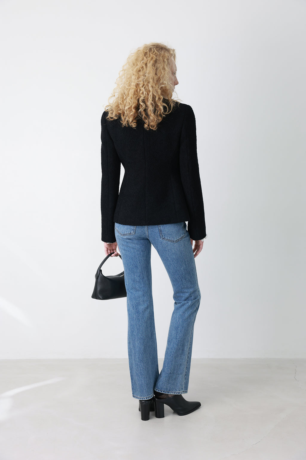 Wool Blended Bouclé Jacket