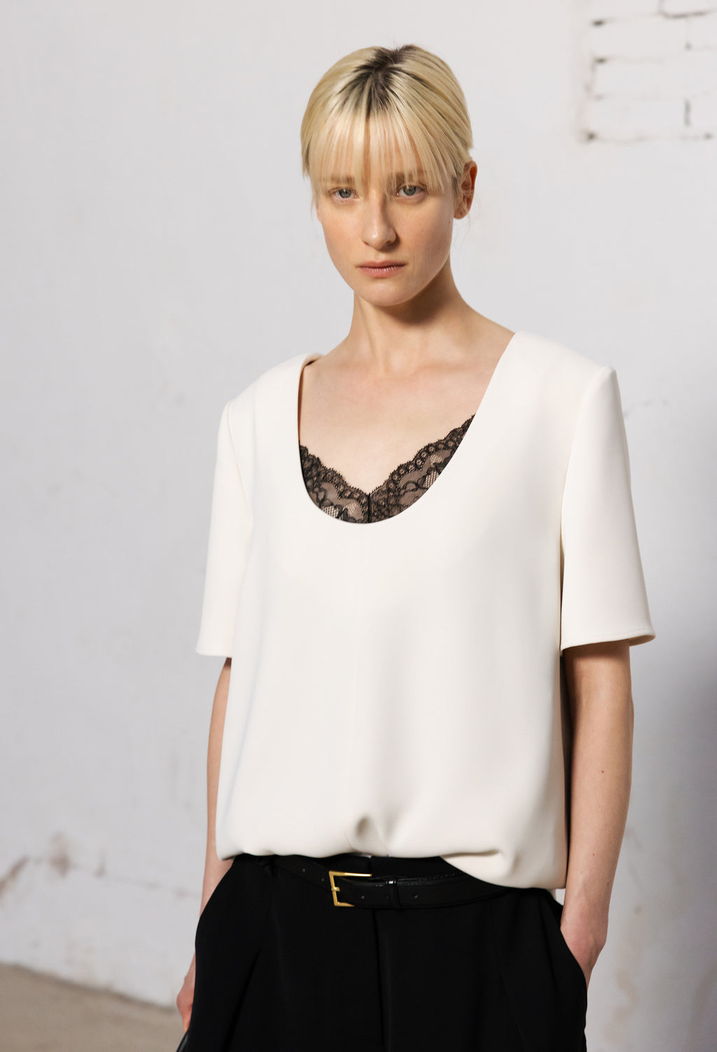 City L Blouse Cream