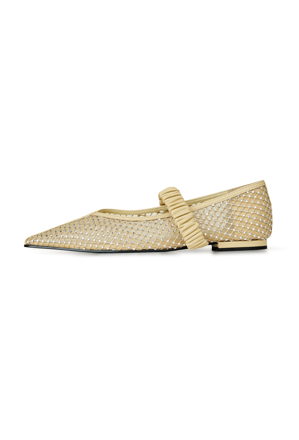 Bobby-Sox V-cut Shoes Beige