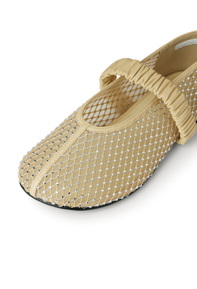 Bobby-Sox Round Shoes Beige