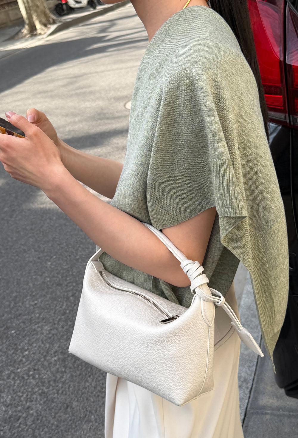 Arc Bag Small Ivory