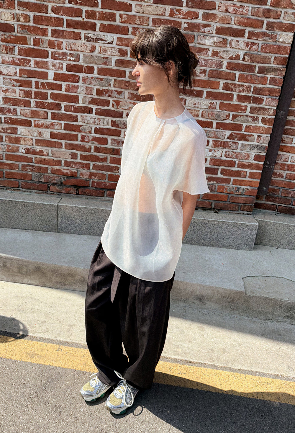 Shimmer Blouse Butter