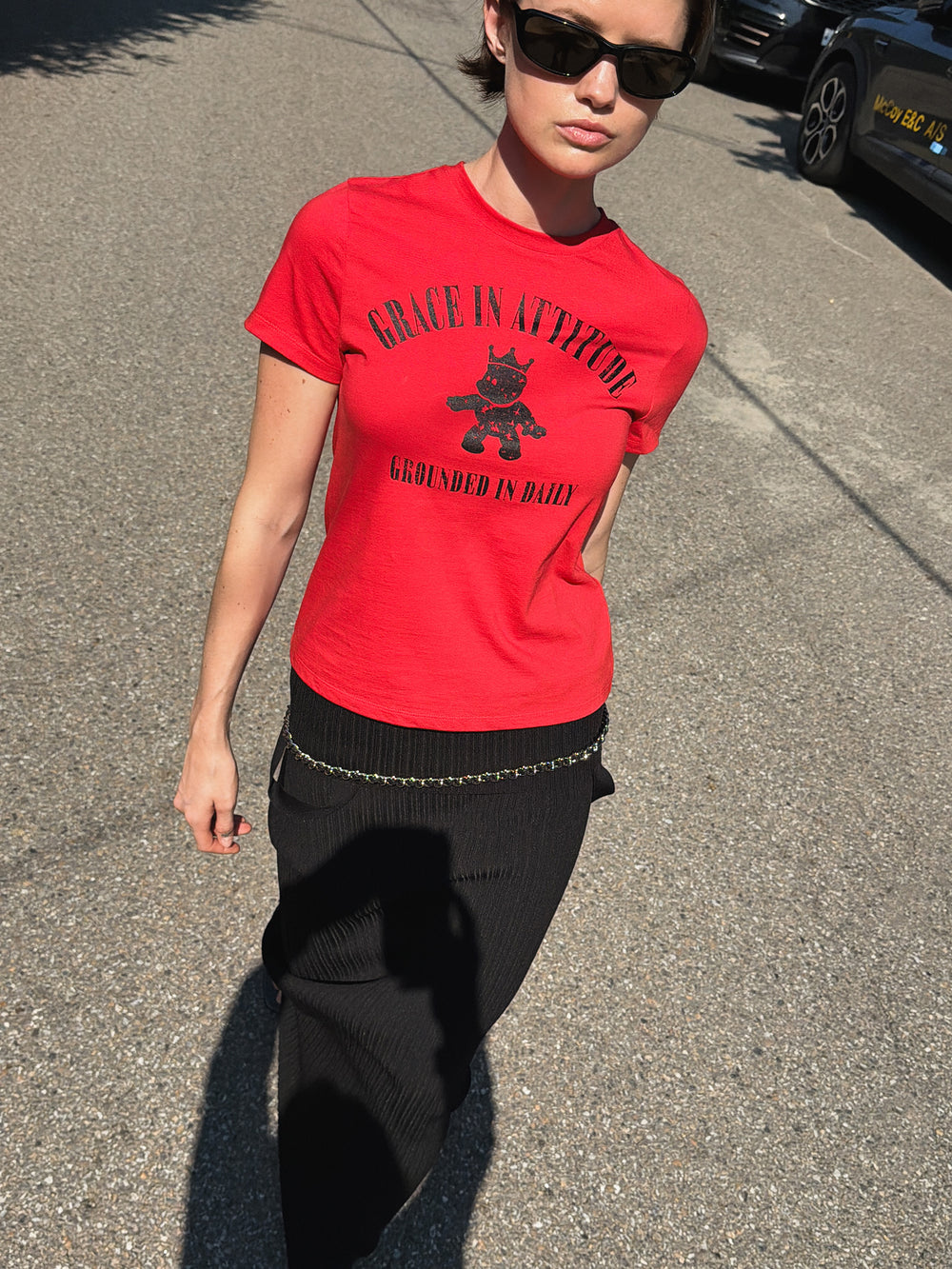 Crown Bear T-Shirt Red