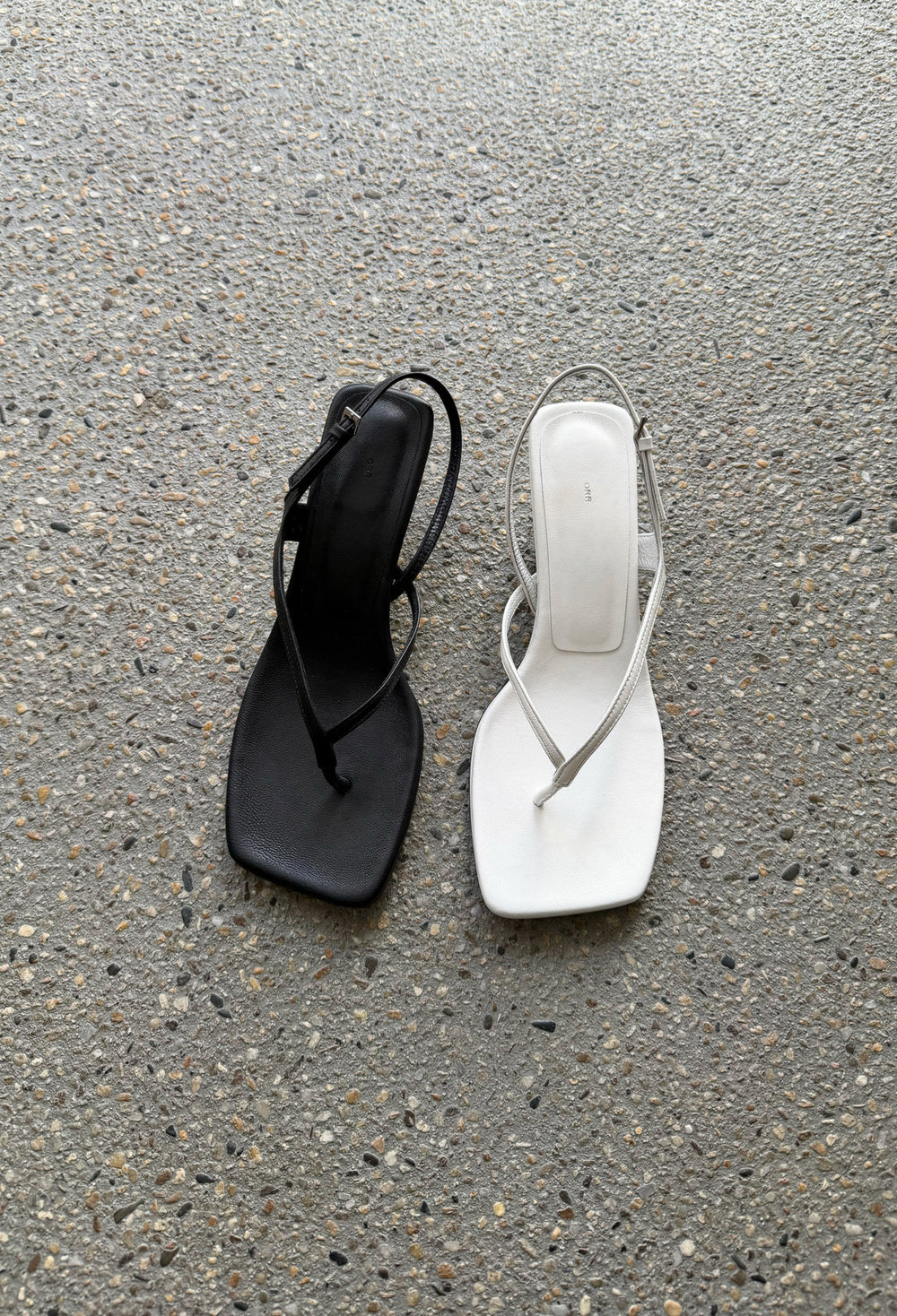Low Strap Heels Black