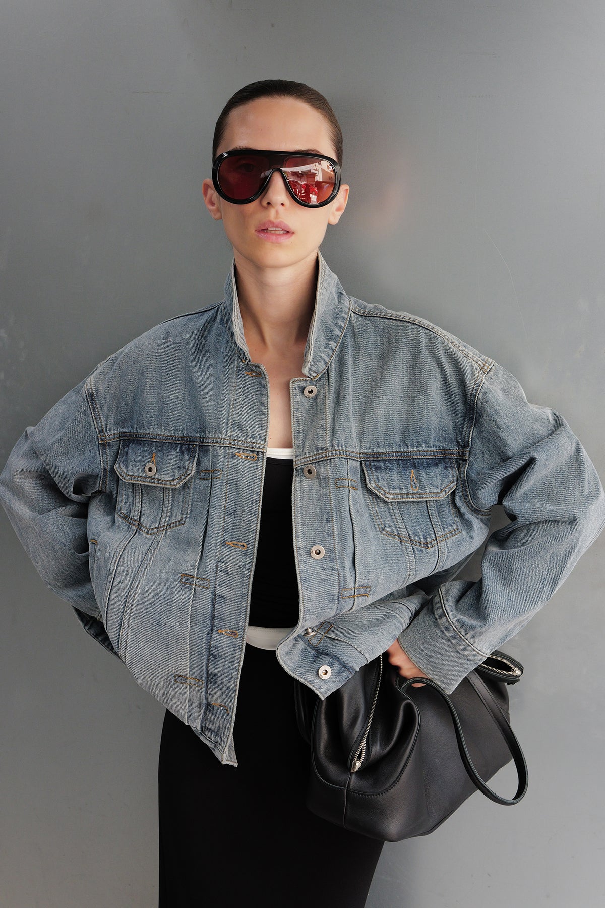 Panel Denim Jacket