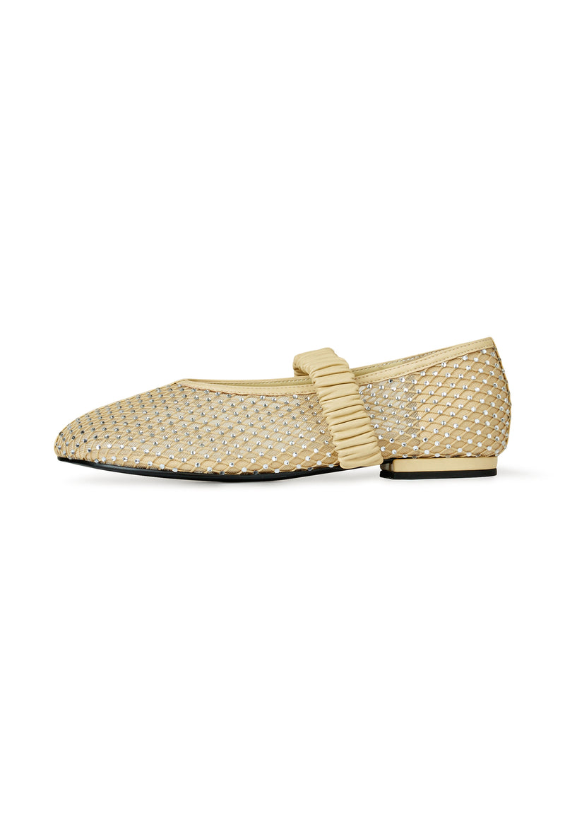 Bobby-Sox Round Shoes Beige