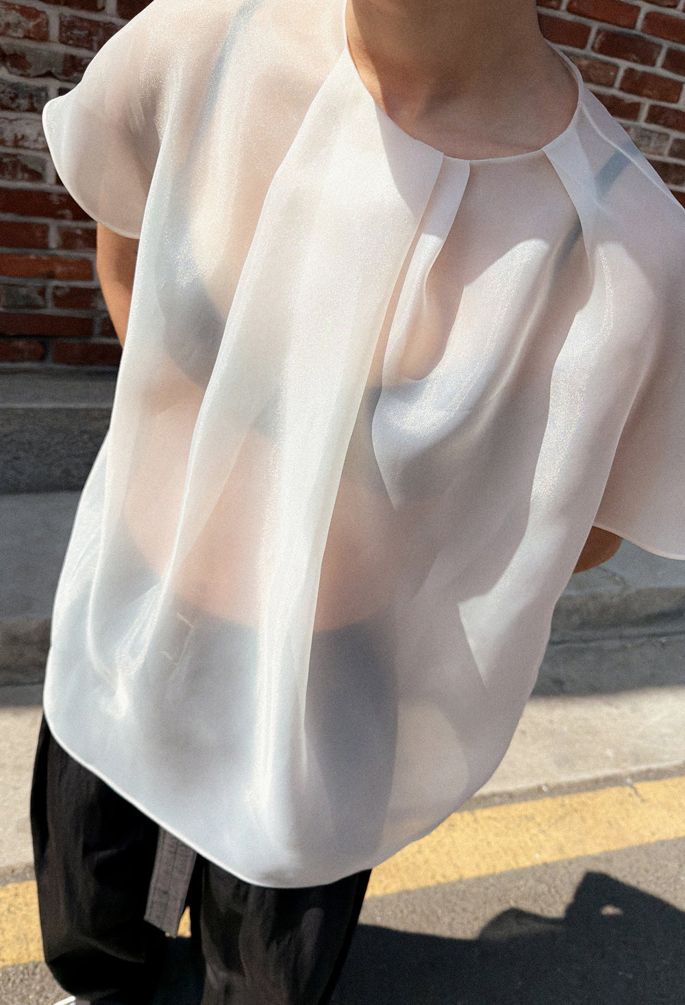 Shimmer Blouse Butter