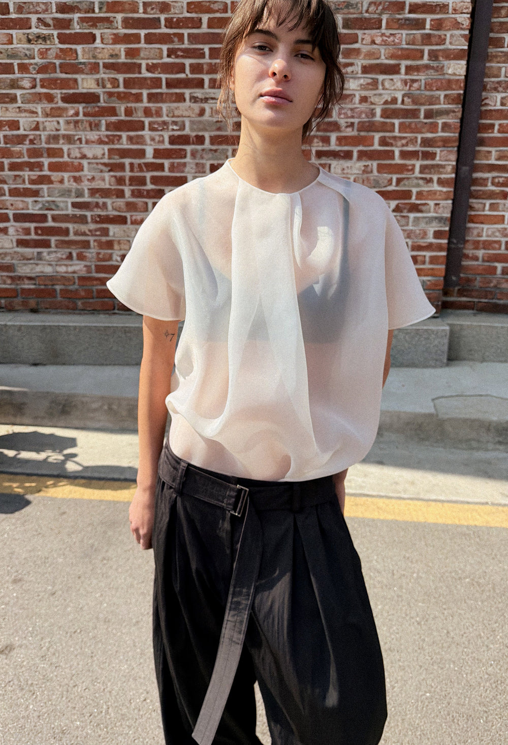 Shimmer Blouse Butter