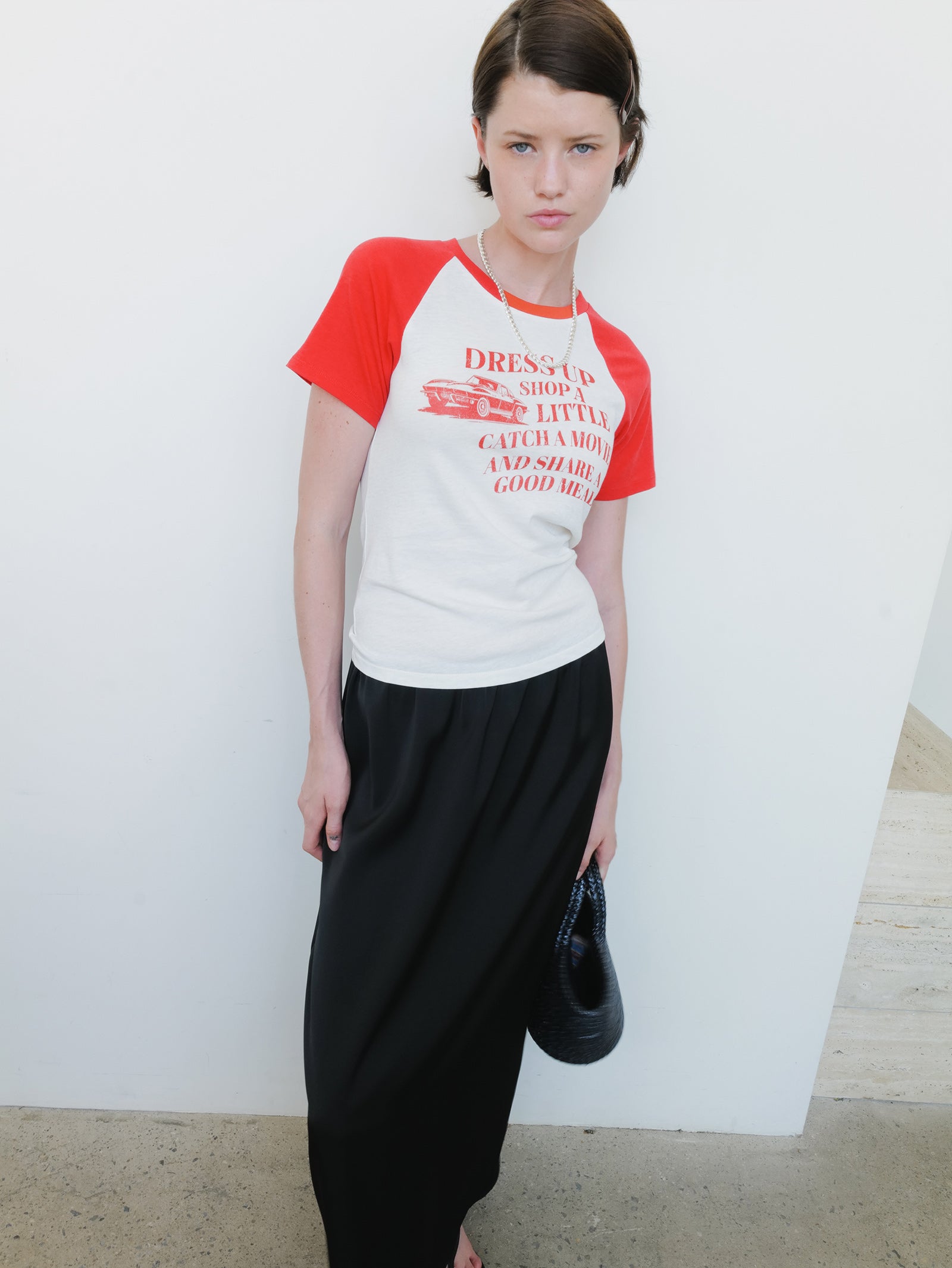Vintage Car T-shirt Red
