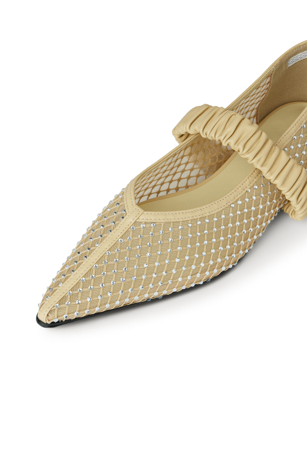 Bobby-Sox V-cut Shoes Beige