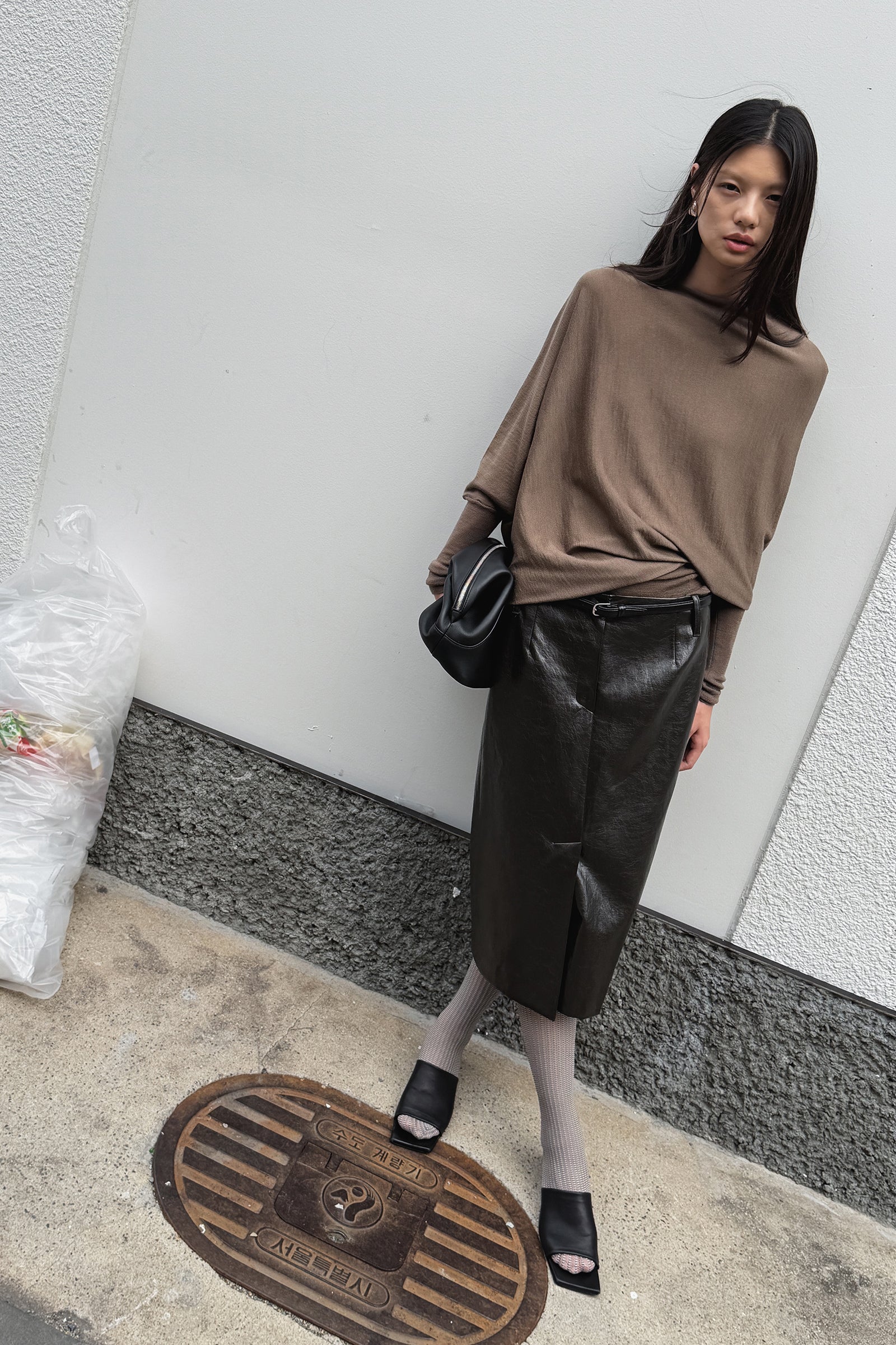 Washable 100% Wool Pullover Taupe
