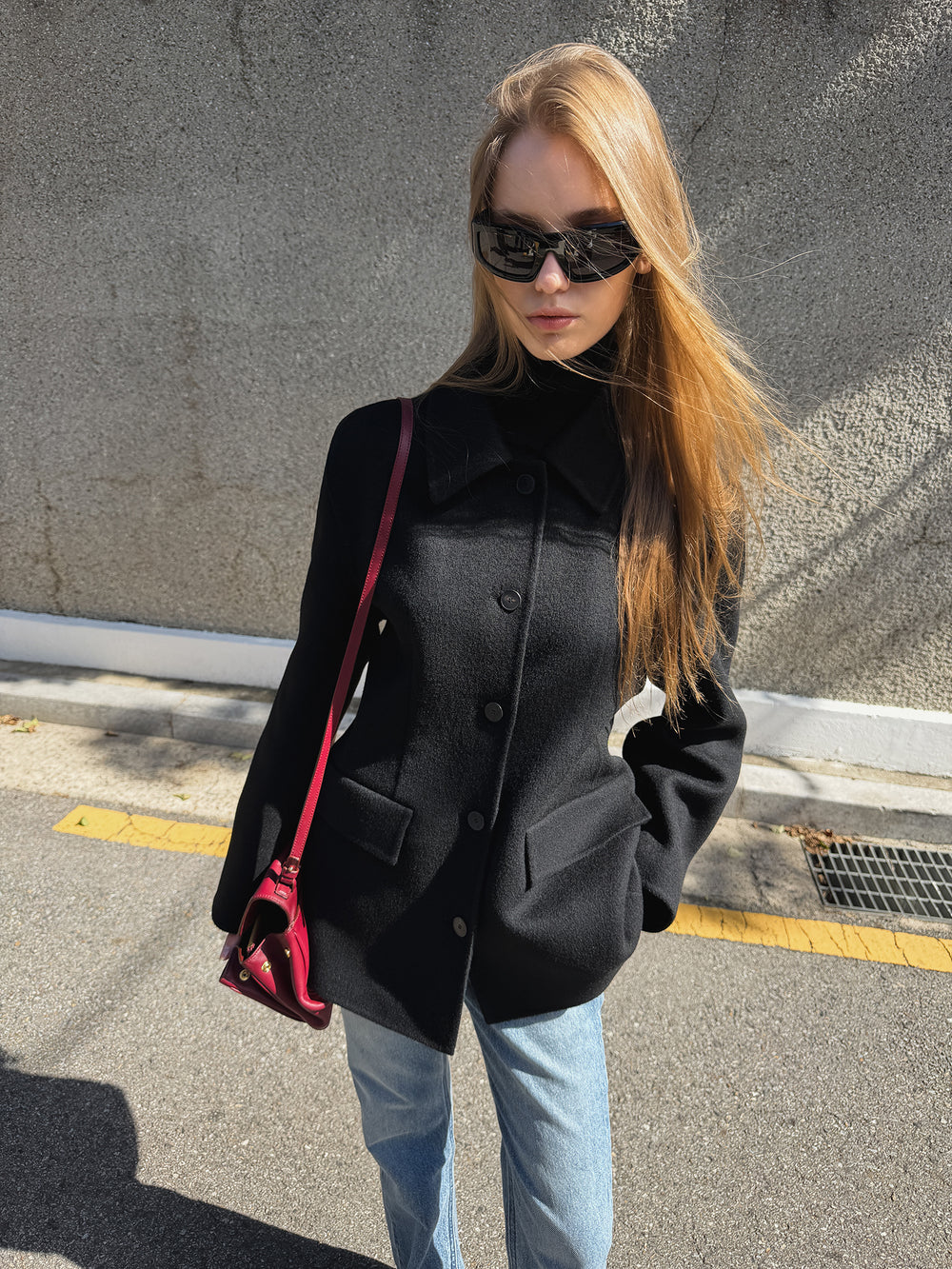 Slender Handmade Coat Black
