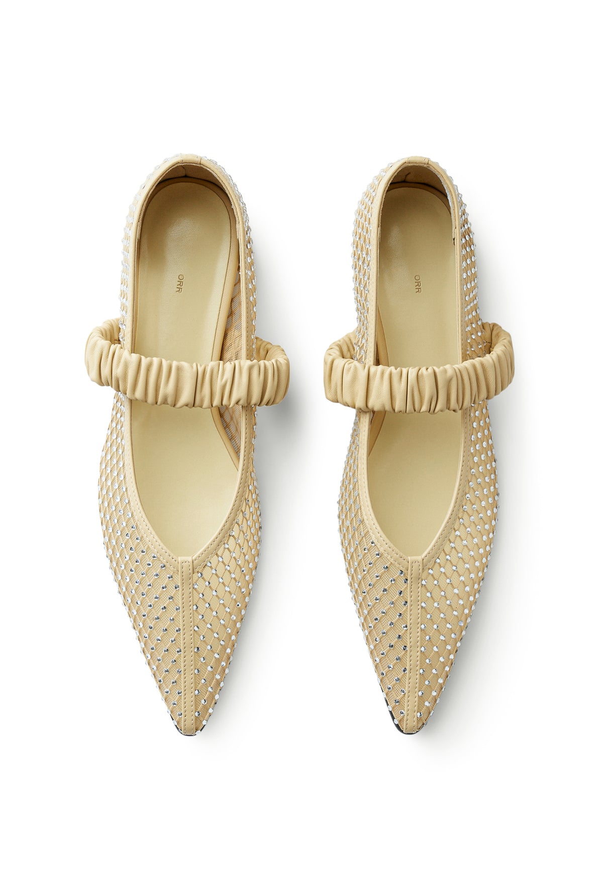 Bobby-Sox V-cut Shoes Beige