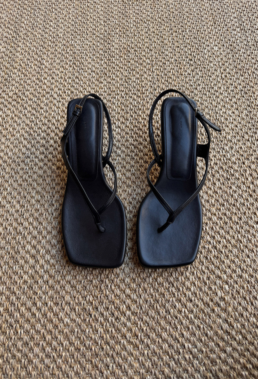 Low Strap Heels Black
