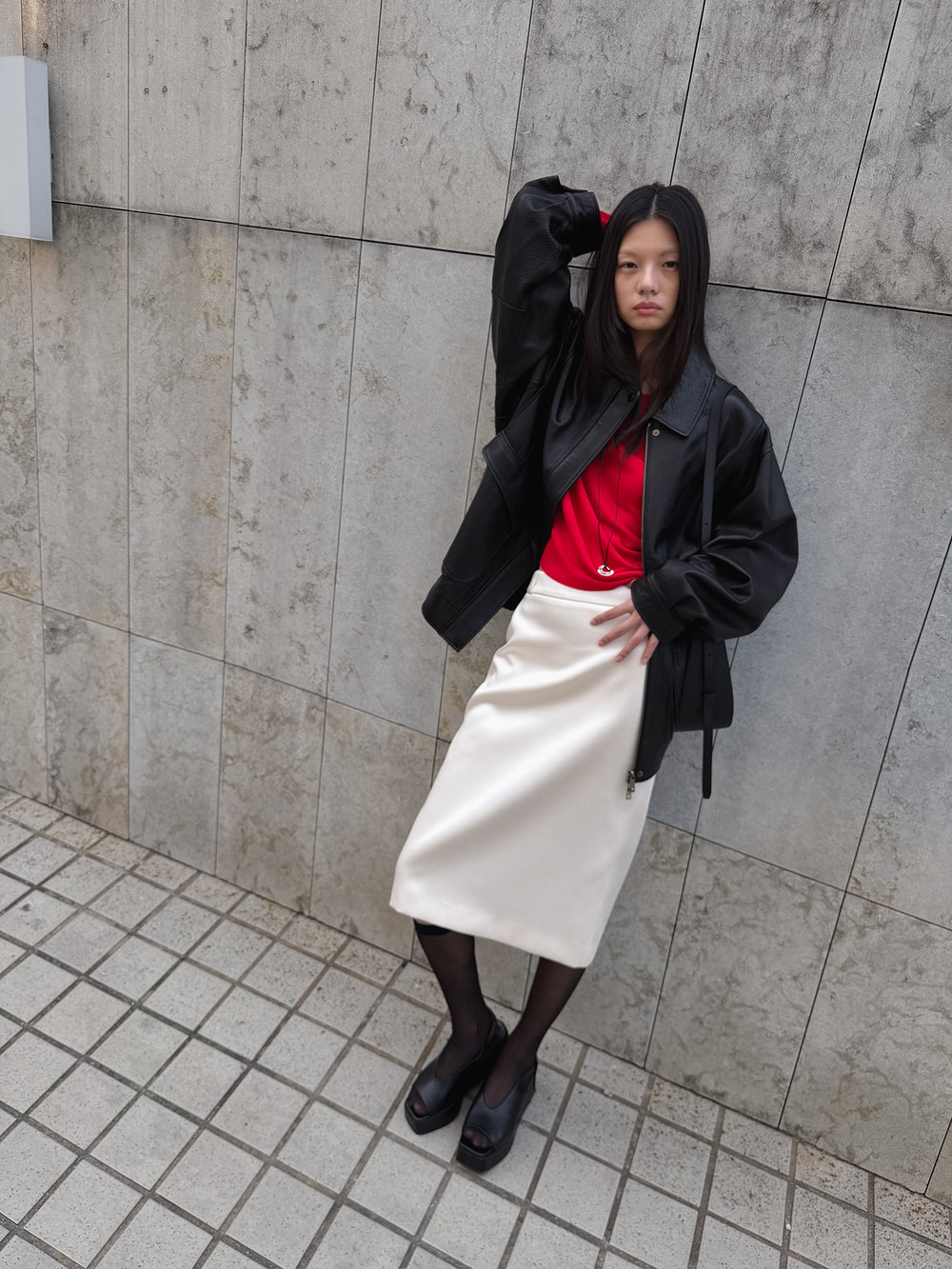 Real Lamb Leather Jumper
