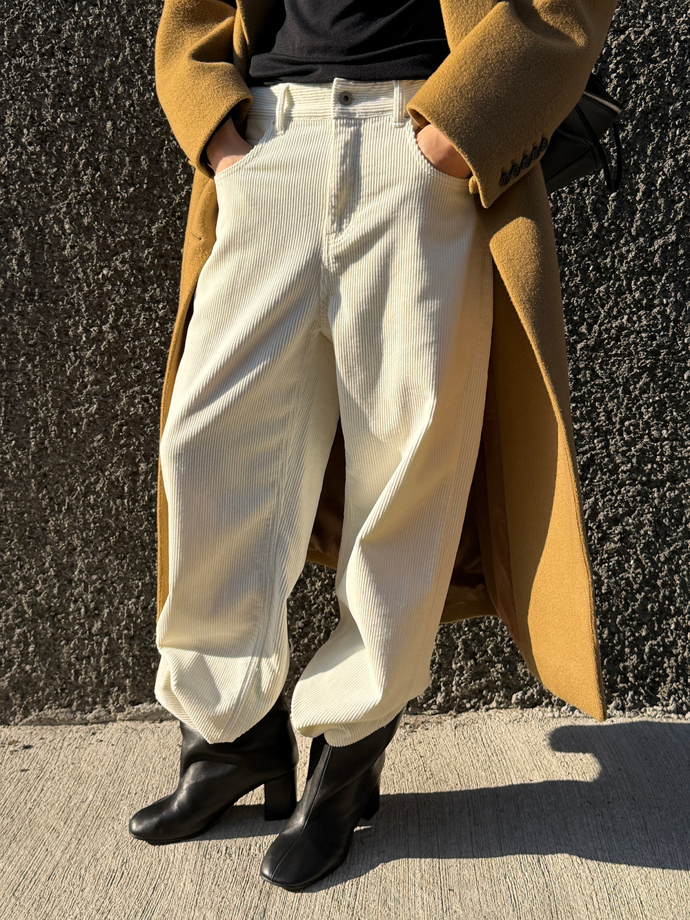 Soft Corduroy Pants Cream