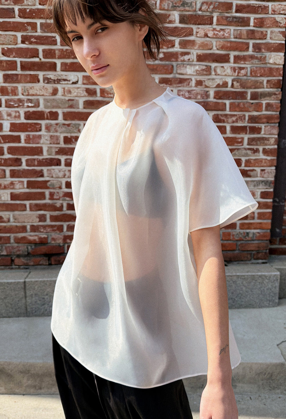 Shimmer Blouse Butter