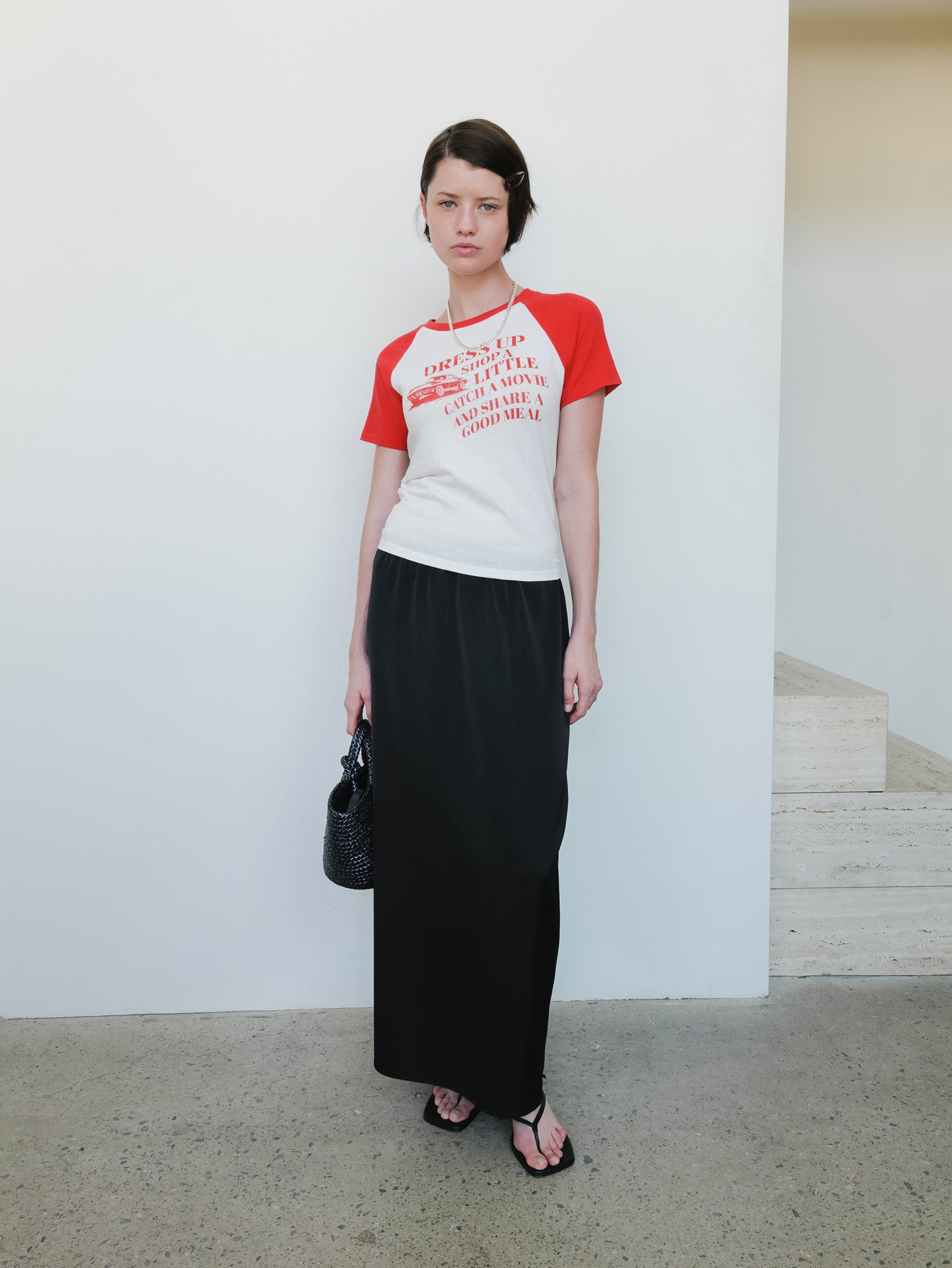 Vintage Car T-shirt Red