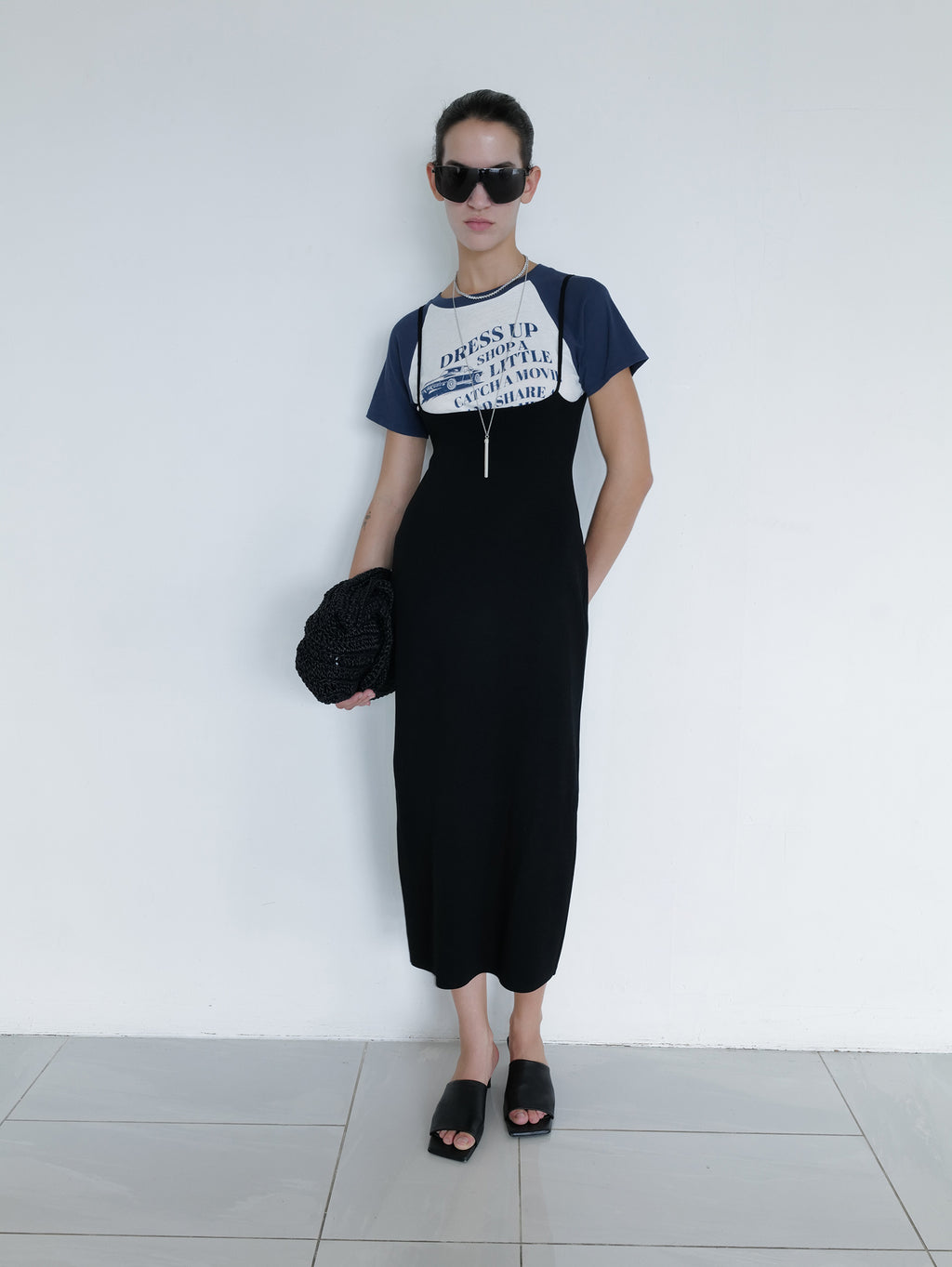 Vintage Car T-shirt Navy