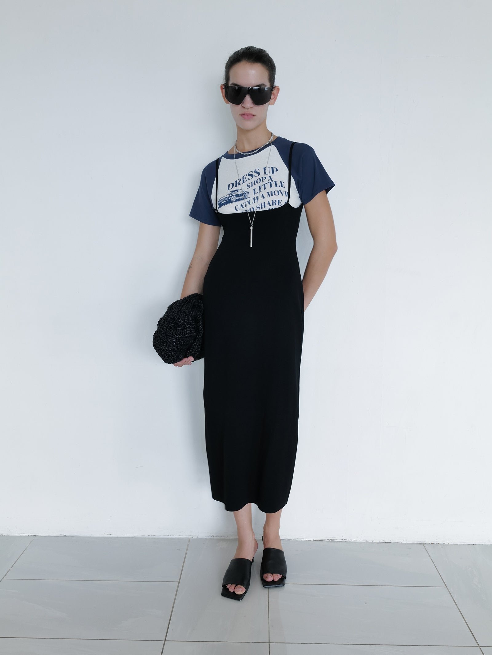 Vintage Car T-shirt Navy