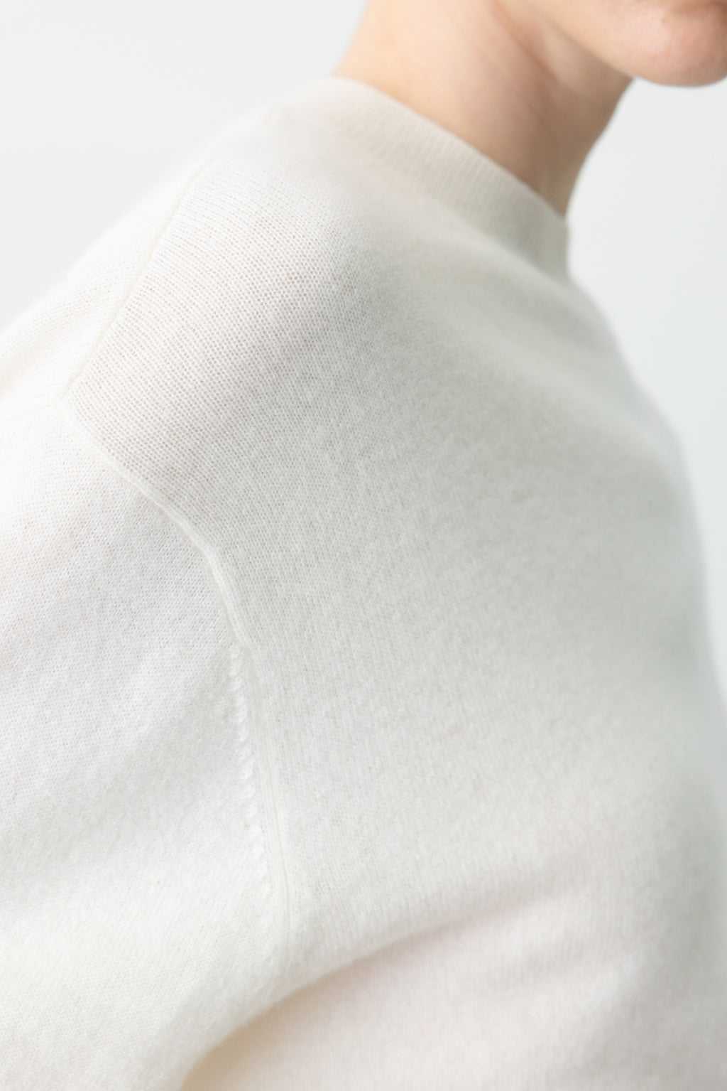 Cashmere 100% Oversized Pullover Ivory