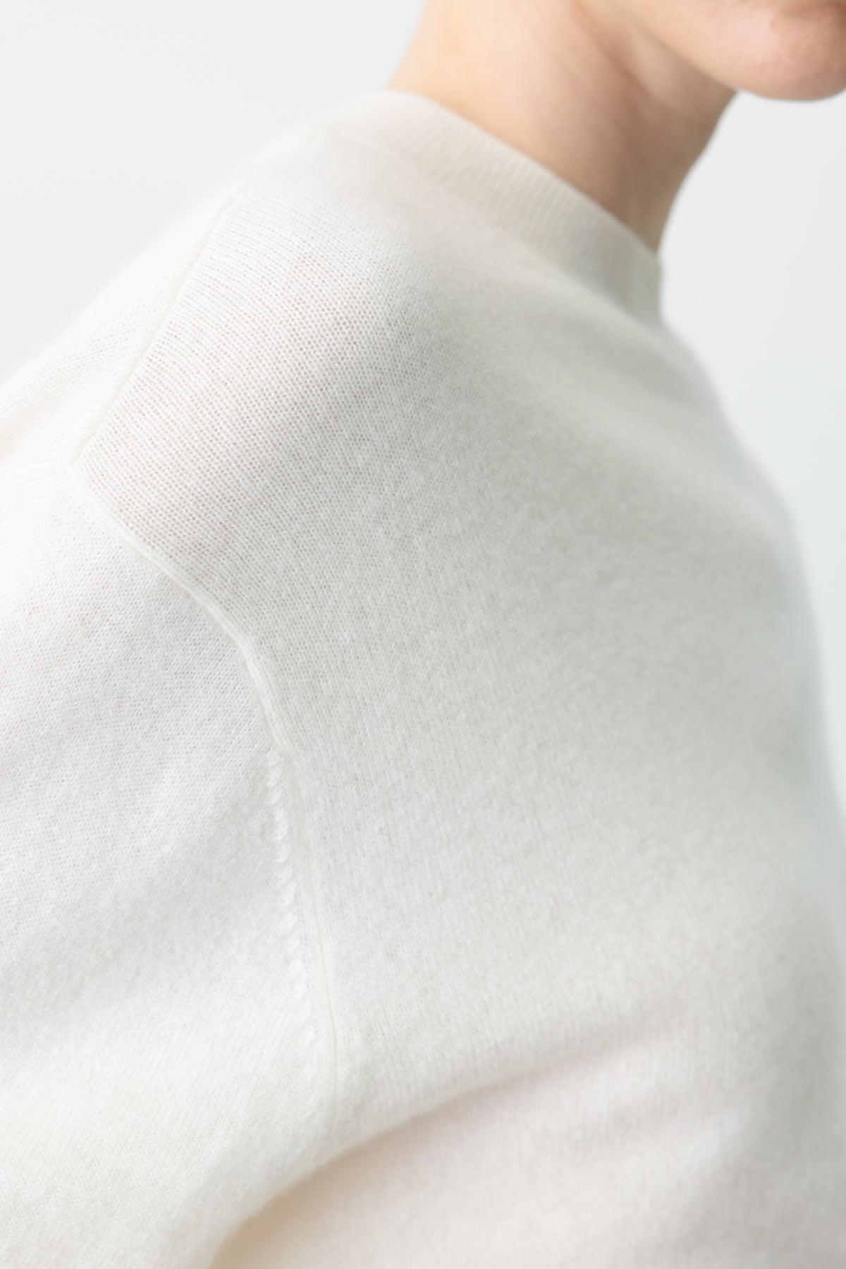 Cashmere 100% Oversized Pullover Ivory