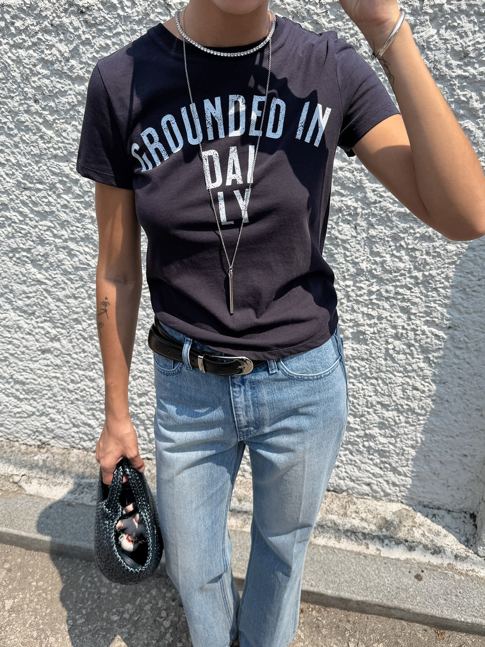 Ground Daily T-Shirt Navy