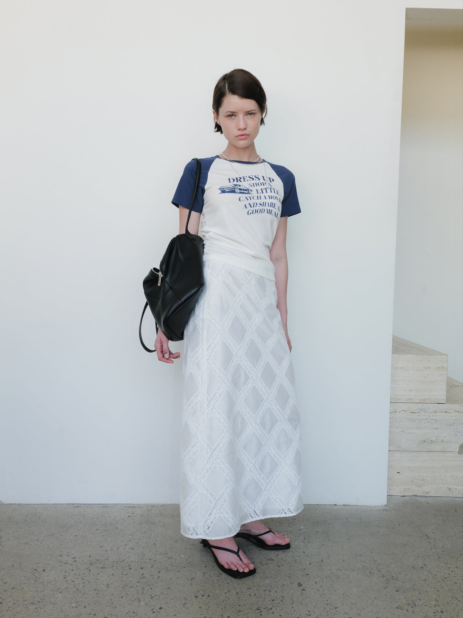 Vintage Car T-shirt Navy