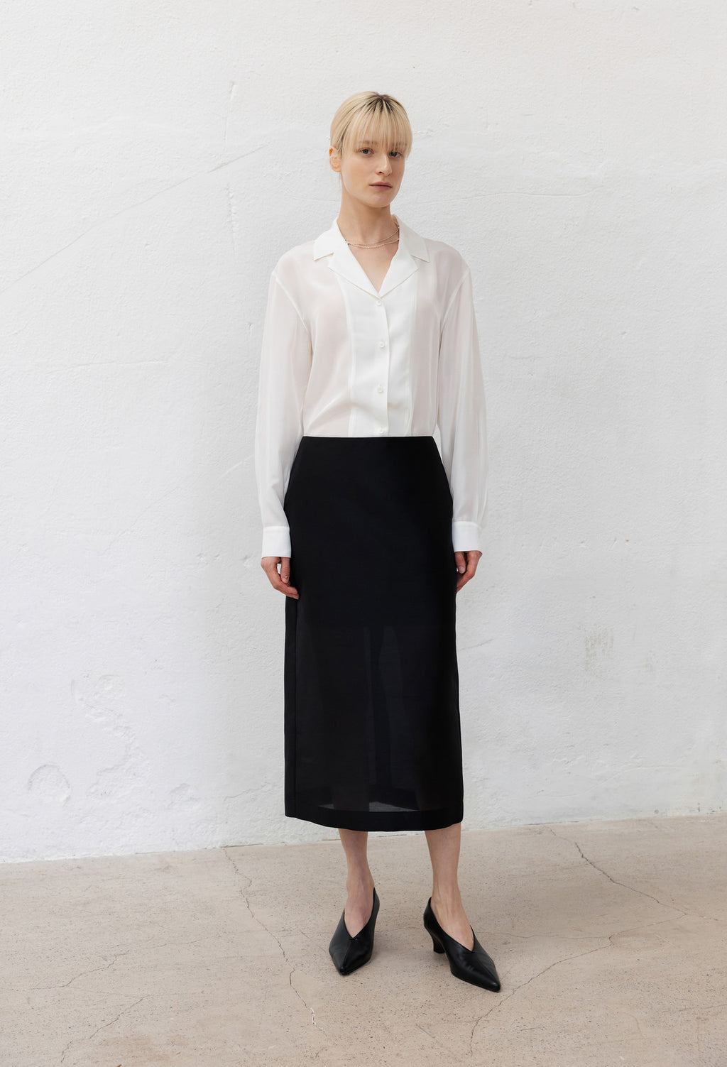 Shimmer Straight Skirt