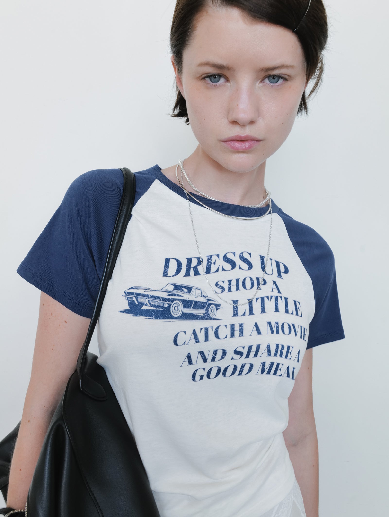 Vintage Car T-shirt Navy
