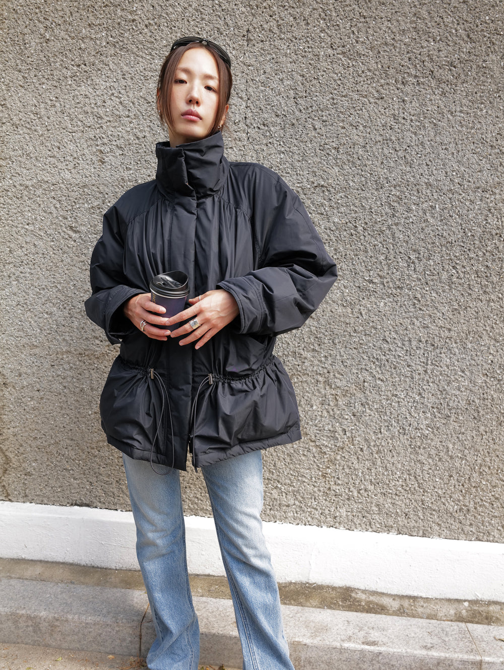 Field Parka Goose Down Navy