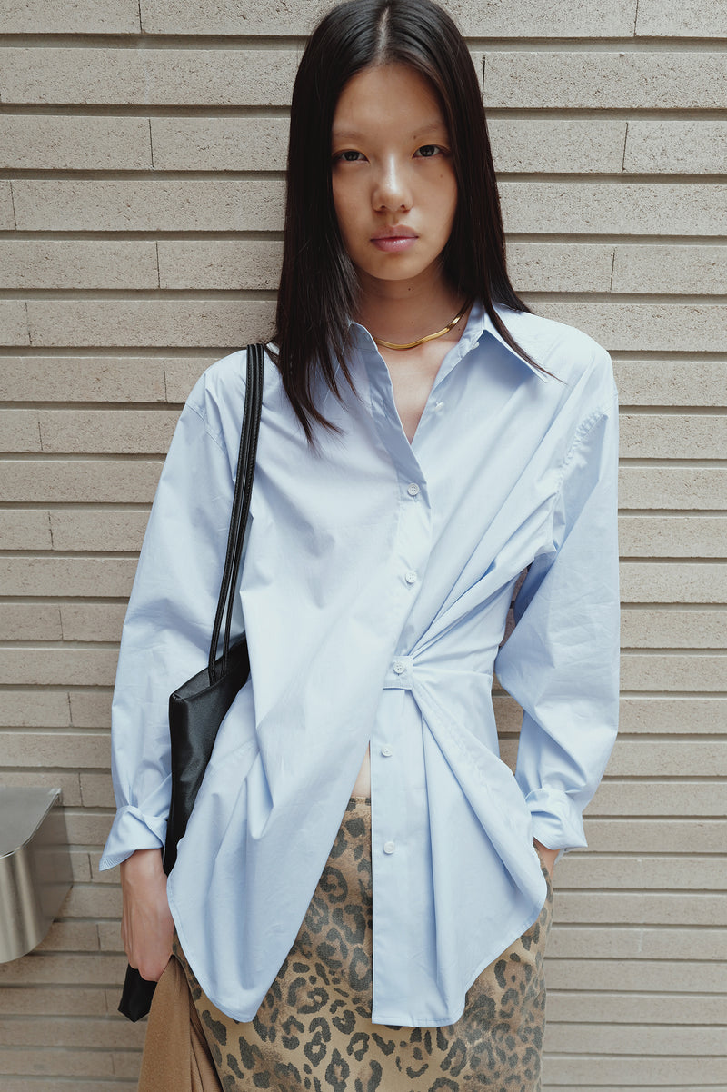 Epoch Cotton Shirt Blue