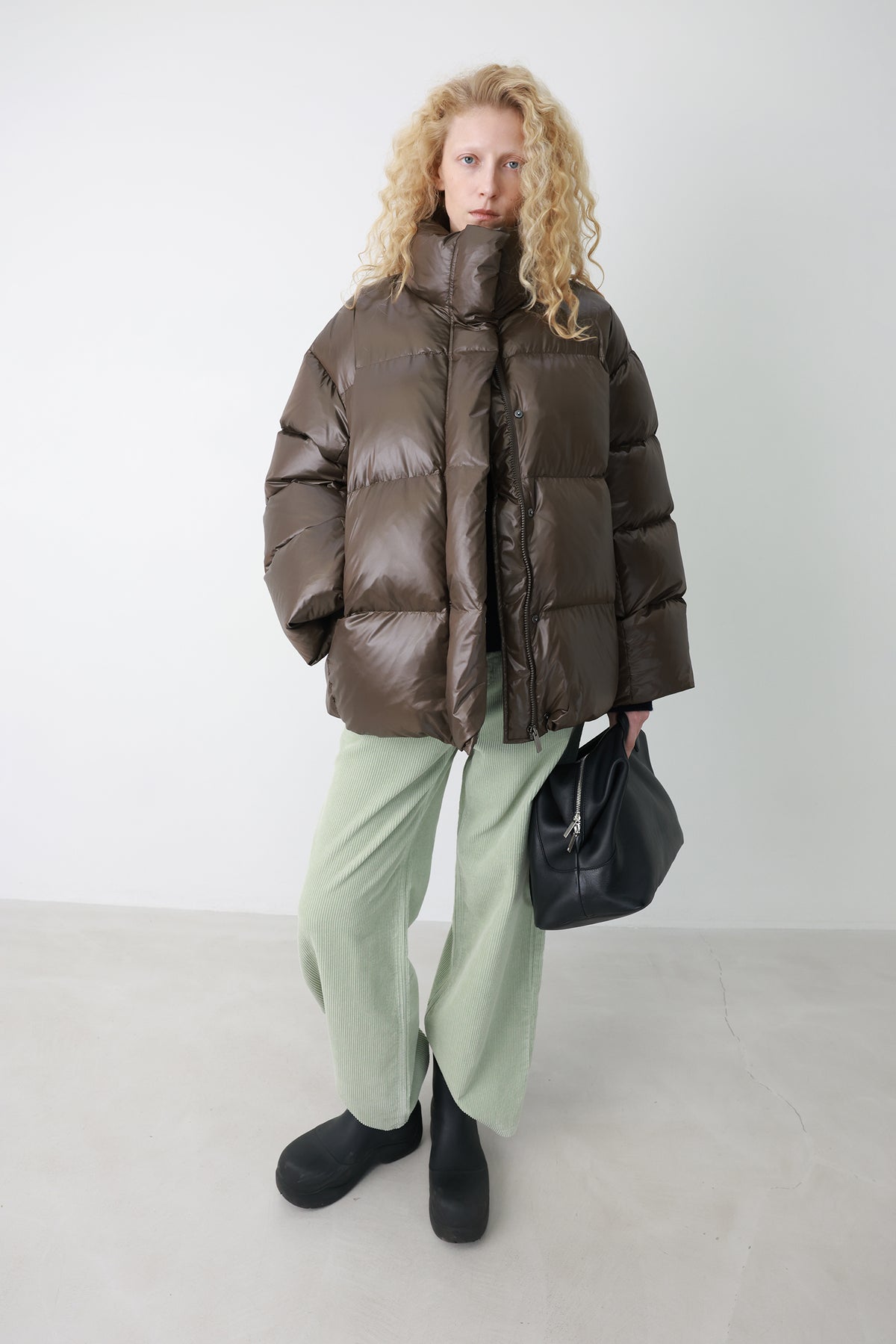 Fluffy Goose Down Brown
