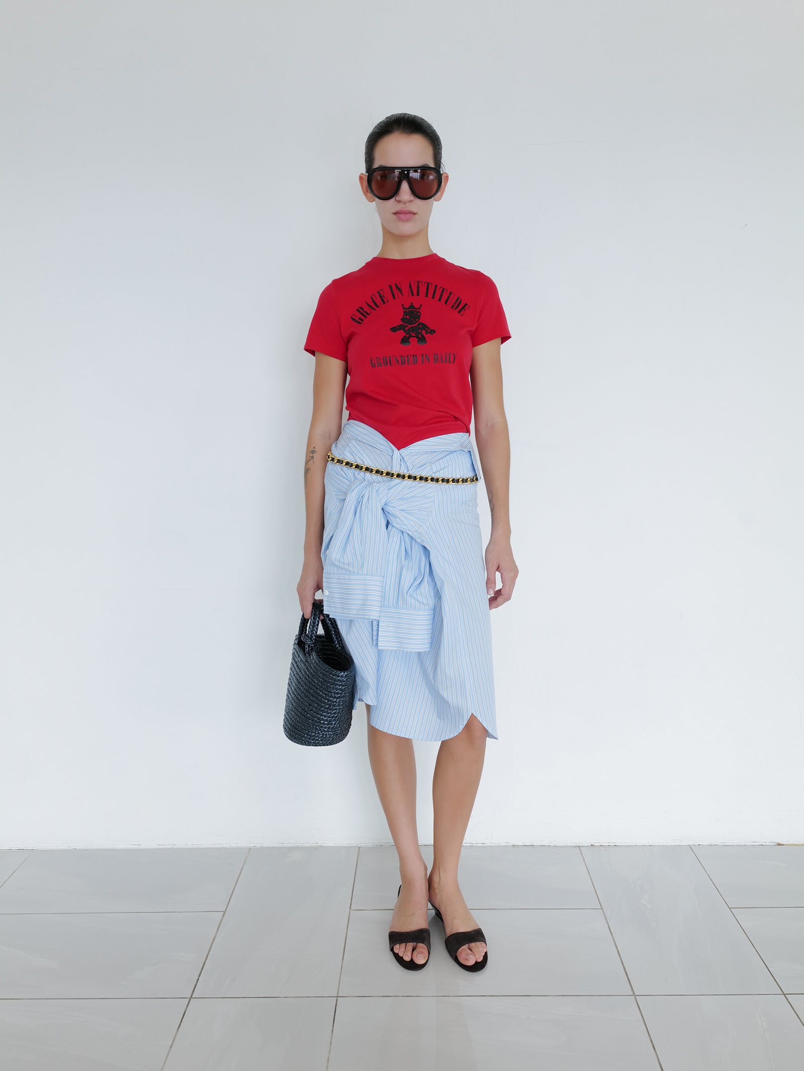 Crown Bear T-Shirt Red
