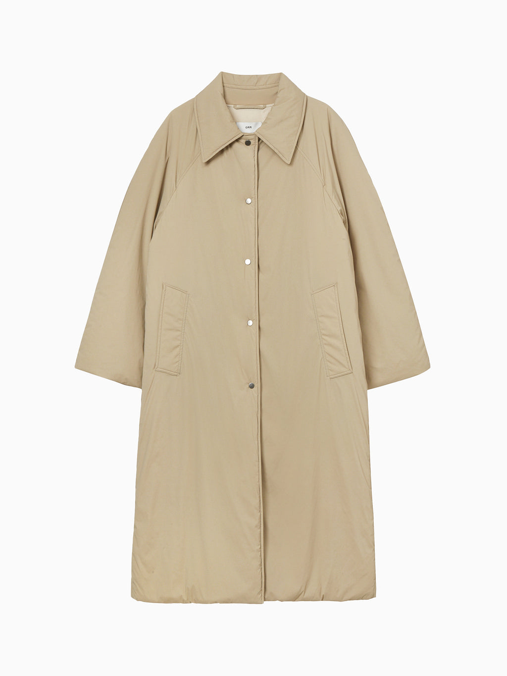 Padded Mac Coat Beige