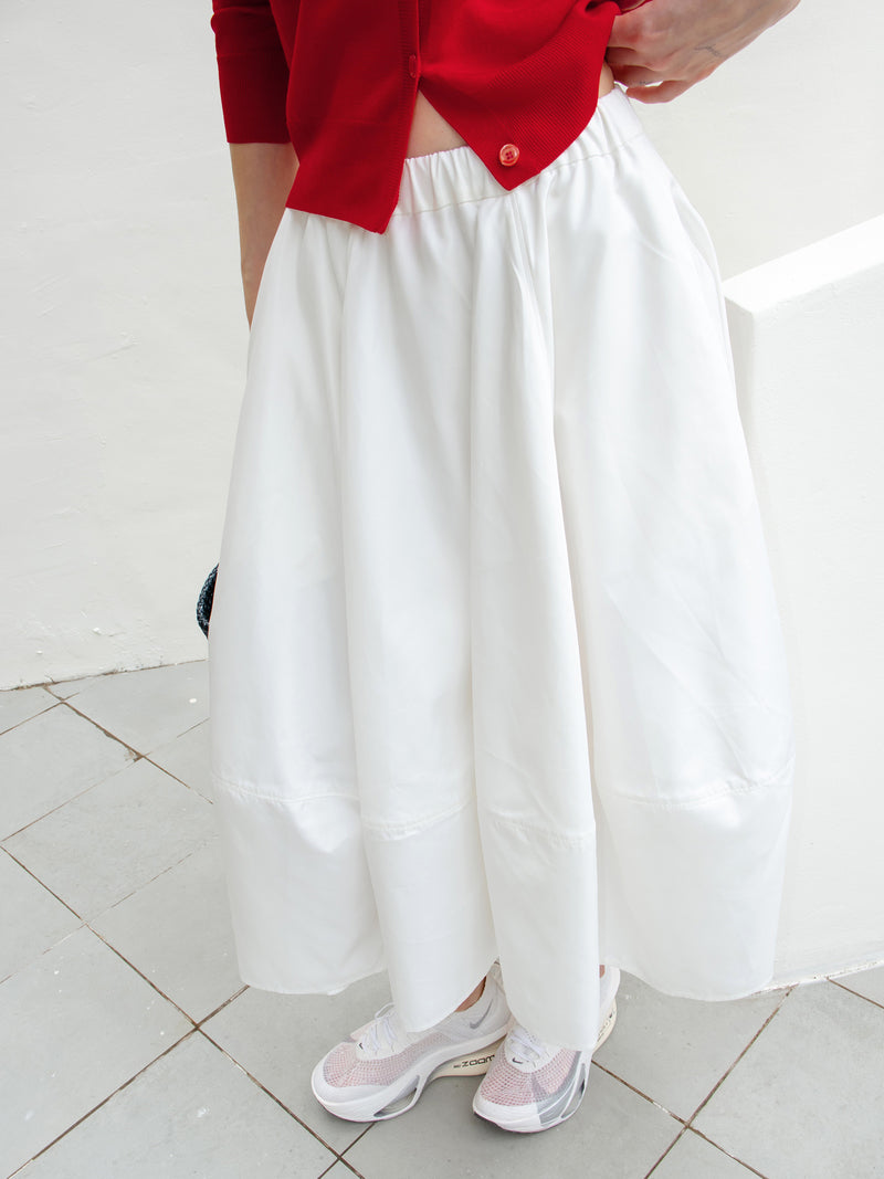 Balloon Full Skirt Ivory