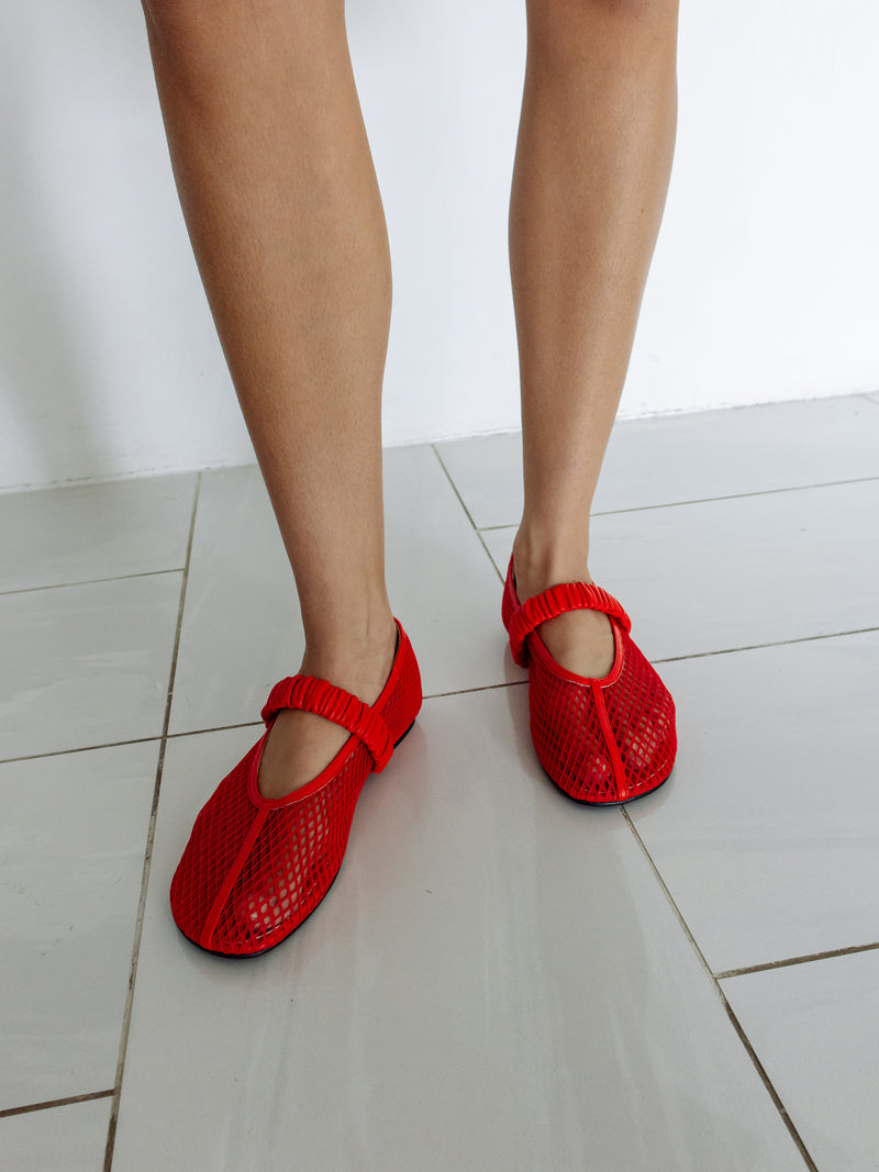 Barbie Saxer Round Shoes Red