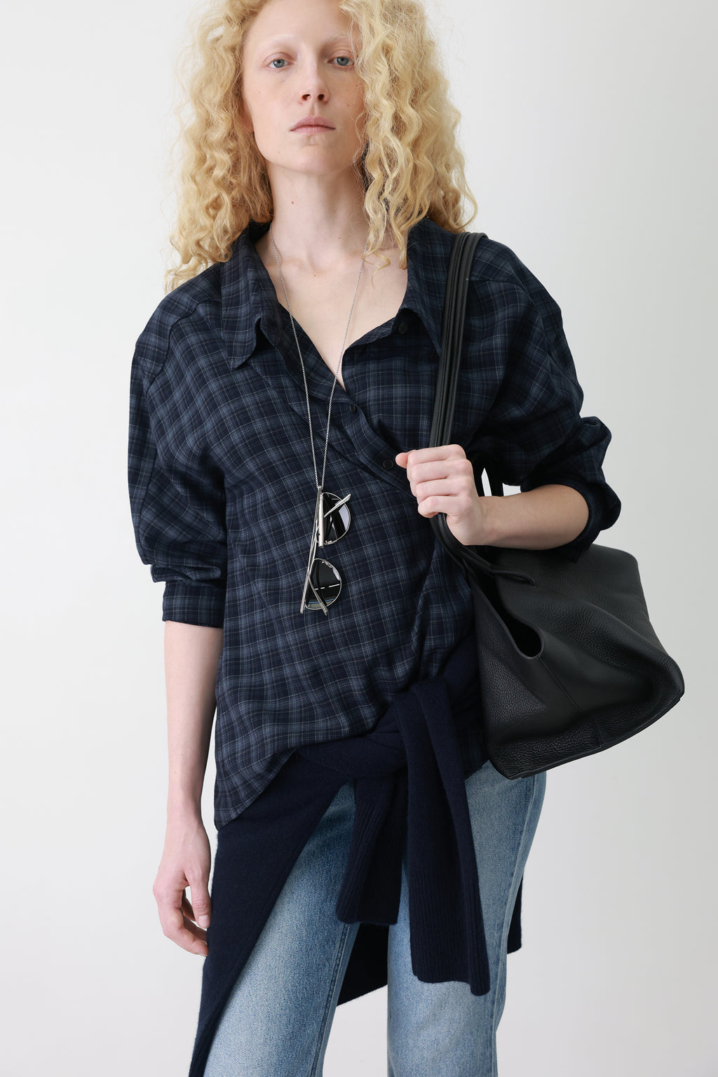 Country Check Shirt Navy