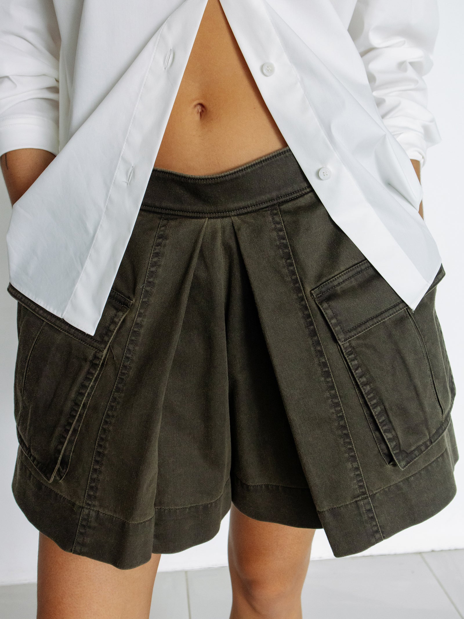 Safari Short Pants Dark Khaki